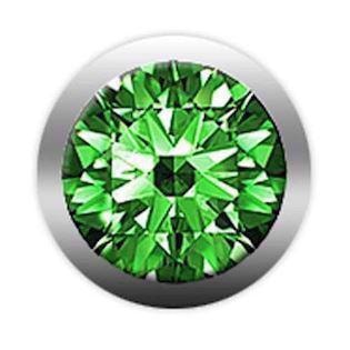 Christina Design London Collect ædelsten, Grøn Tsavorite
